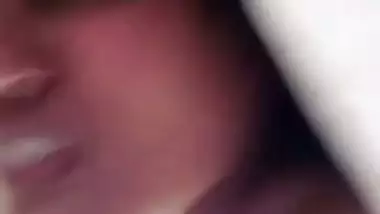 Horny facial expression revealed during hard fuck