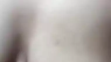 Bengali wife in bathroom shows nude body before bathing