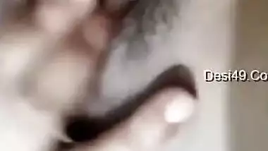 Today Exclusive- Sexy Desi Girl Showing Her Boobs And Wet Pussy Part 2